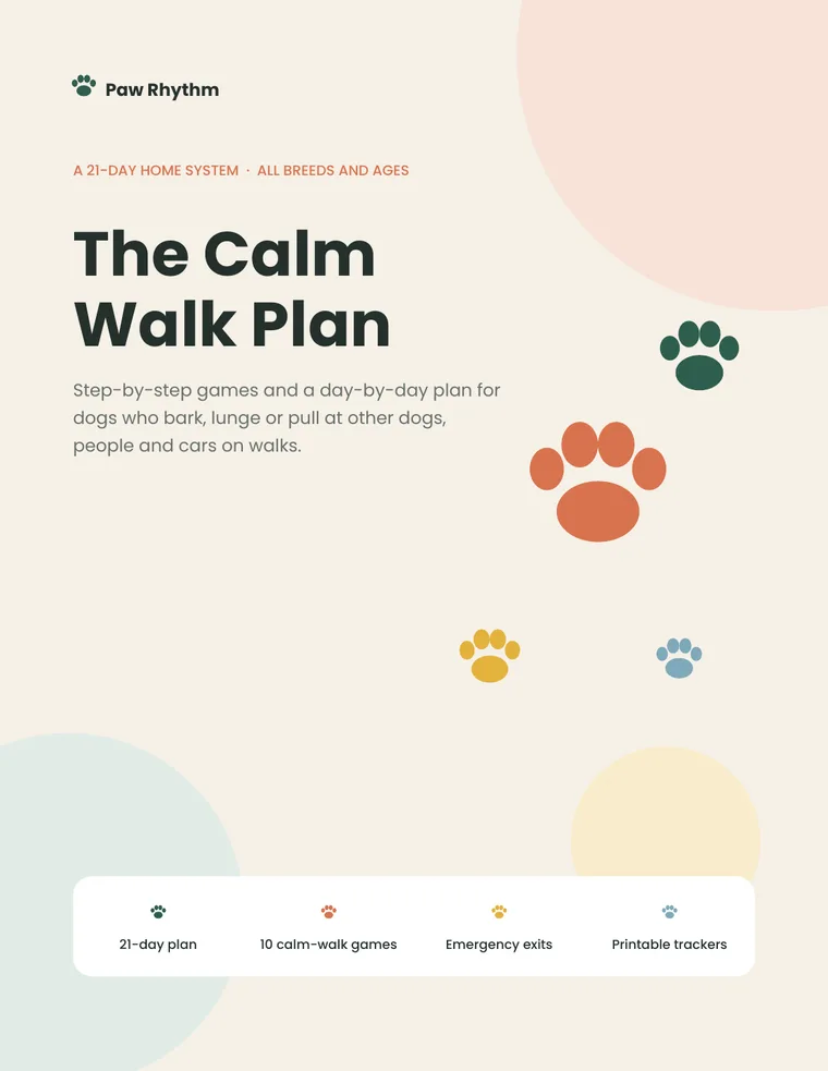 The Calm Walk Plan cover