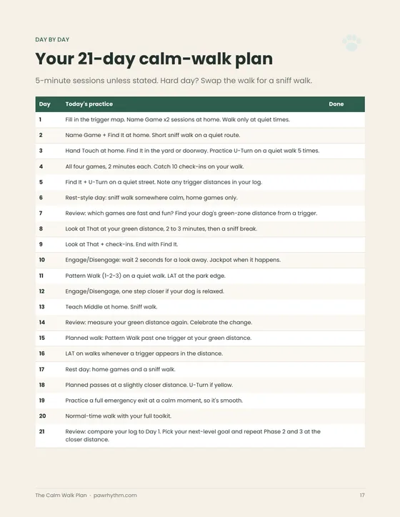 21-day tracker